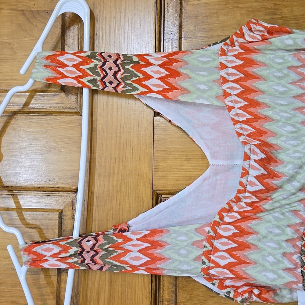 Angie BlinkBlanco Maxi Multicolored Sundress NWT - Picture 5 of 7